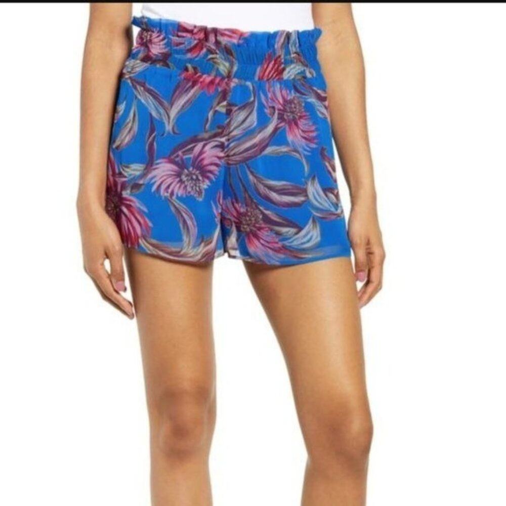 Nordstrom Leith blue diver island breezy shorts Women's Size 2X New with Tags
